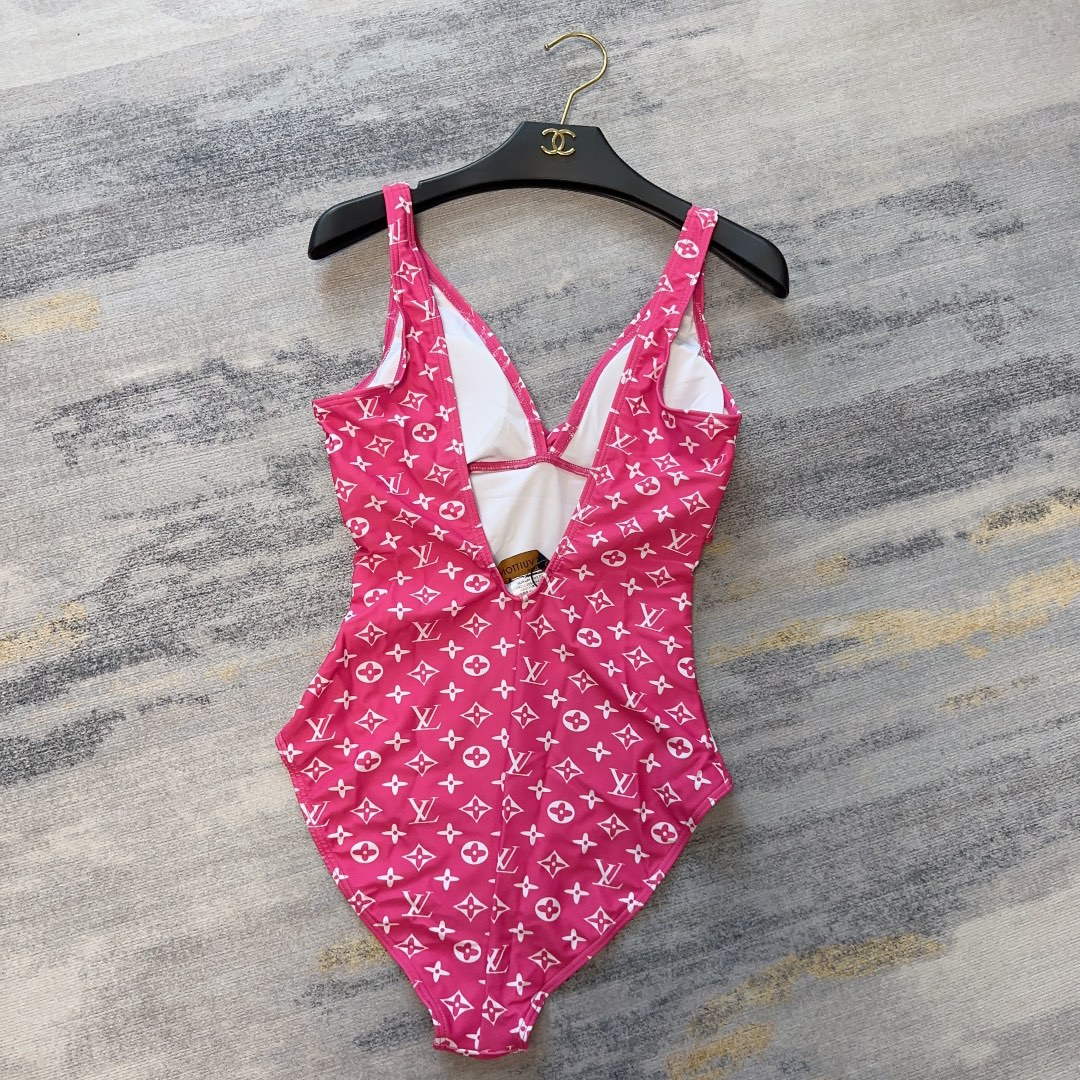 LV 1A9X2H Louis Vuitton Women's Fashion One-Piece Swimsuit L65406