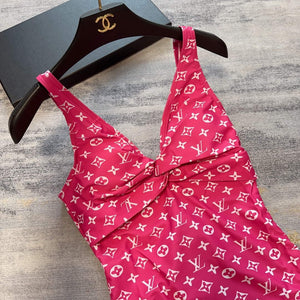 LV 1A9X2H Louis Vuitton Women's Fashion One-Piece Swimsuit L65406 - S - View 4