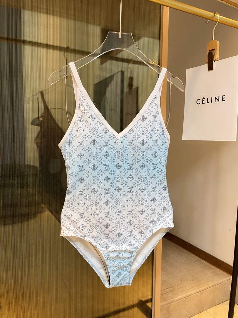 LV 1A9X2H Louis Vuitton Women's Fashion One-Piece Swimsuit L65407