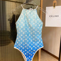 LV 1A9X2H Louis Vuitton Women's Fashion One-Piece Swimsuit L65408 - S - View 1