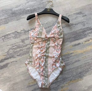 LV 1A9X2H Louis Vuitton Women's Fashion One-Piece Swimsuit L65410 - S - View 1