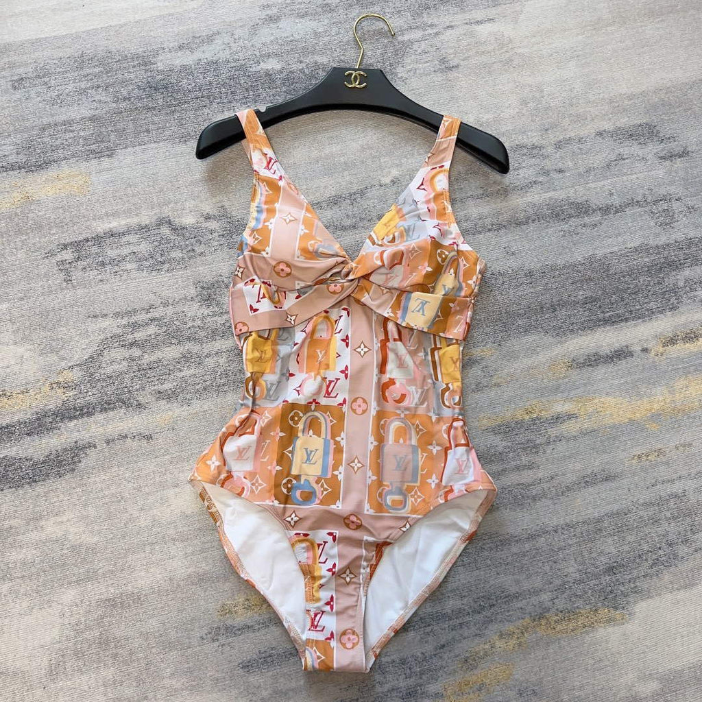 LV 1A9X2H Louis Vuitton Women's Fashion One-Piece Swimsuit L65413