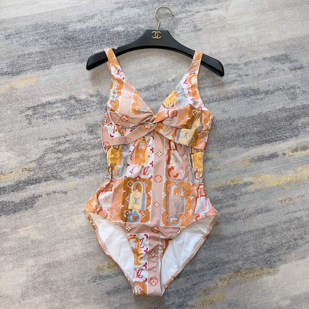LV 1A9X2H Louis Vuitton Women's Fashion One-Piece Swimsuit L65413