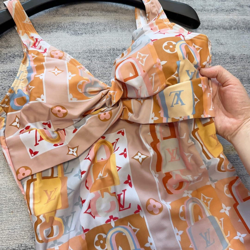 LV 1A9X2H Louis Vuitton Women's Fashion One-Piece Swimsuit L65413