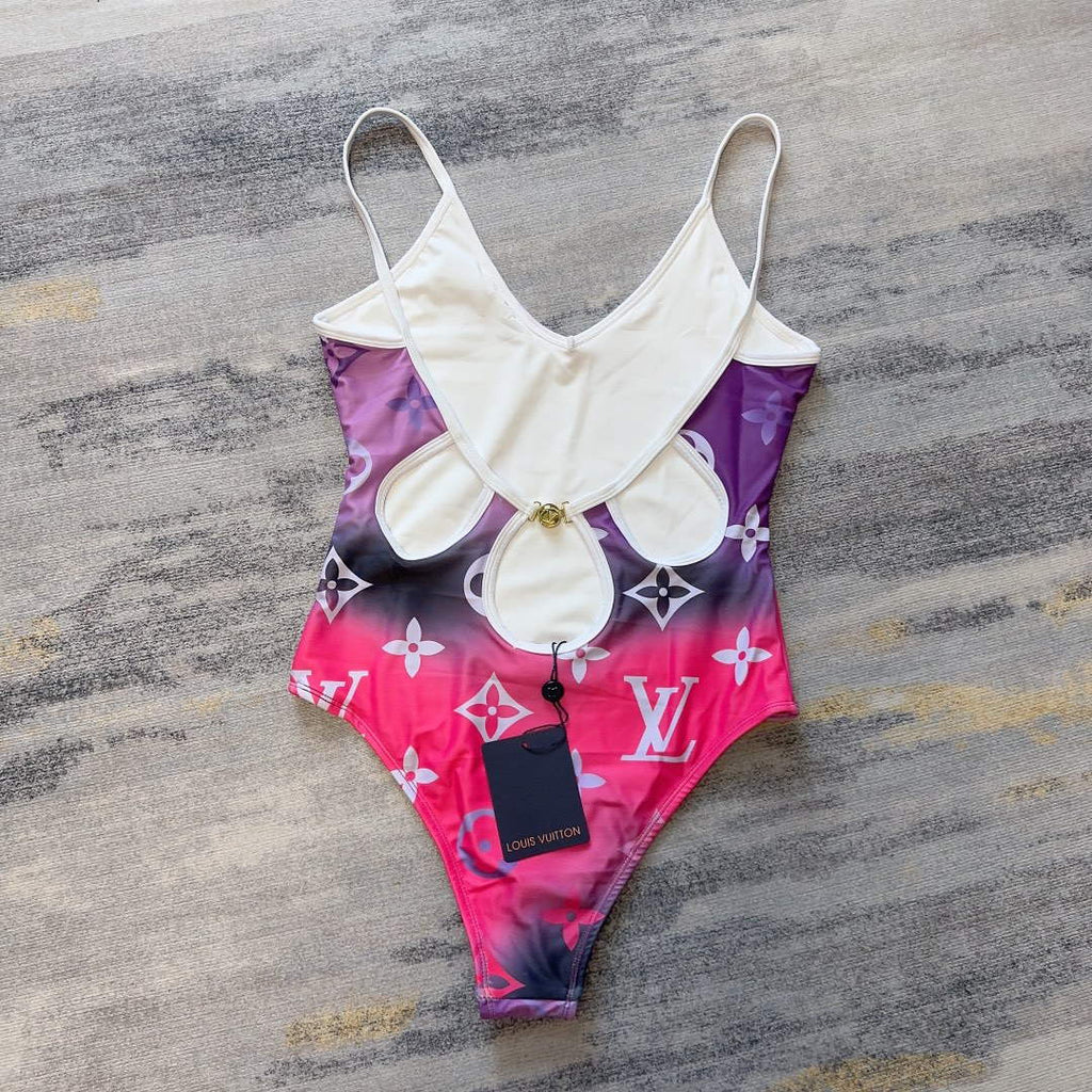 LV 1A9X2H Louis Vuitton Women's Fashion One-Piece Swimsuit L65414