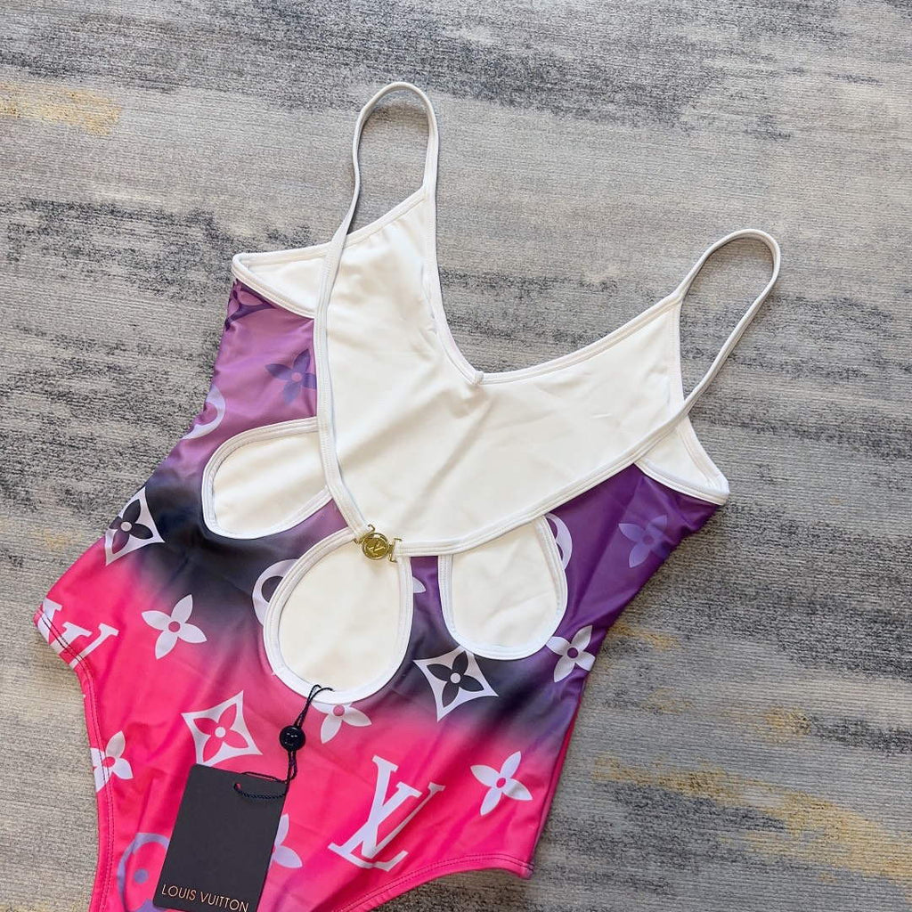 LV 1A9X2H Louis Vuitton Women's Fashion One-Piece Swimsuit L65414