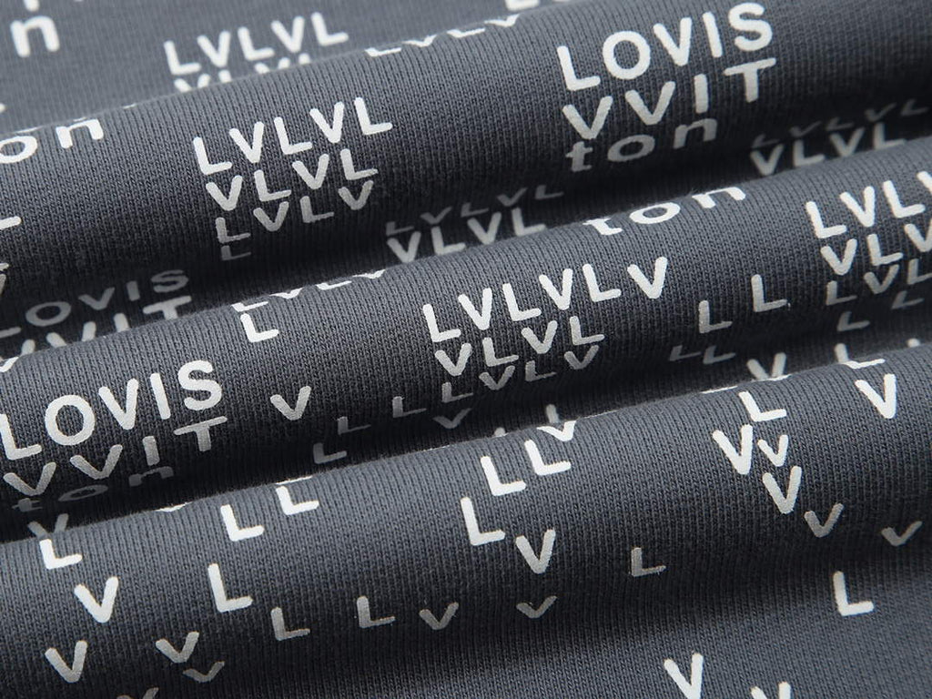 LV 1AA4TI Men's Hoodie Damier Spread Printed Sweatshirt L55735