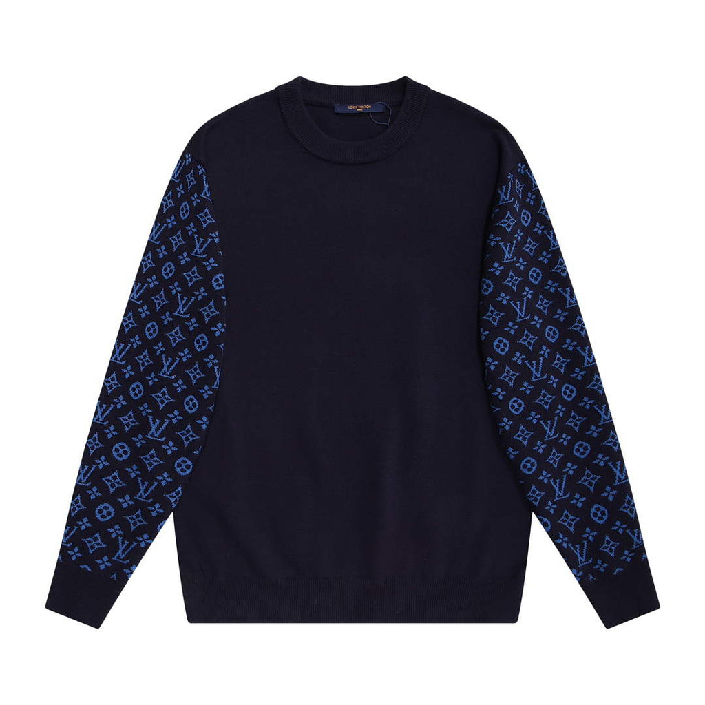 LV 1AA4TI Men's Hoodie Damier Spread Printed Sweatshirt L55736