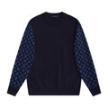 LV 1AA4TI Men's Hoodie Damier Spread Printed Sweatshirt L55736