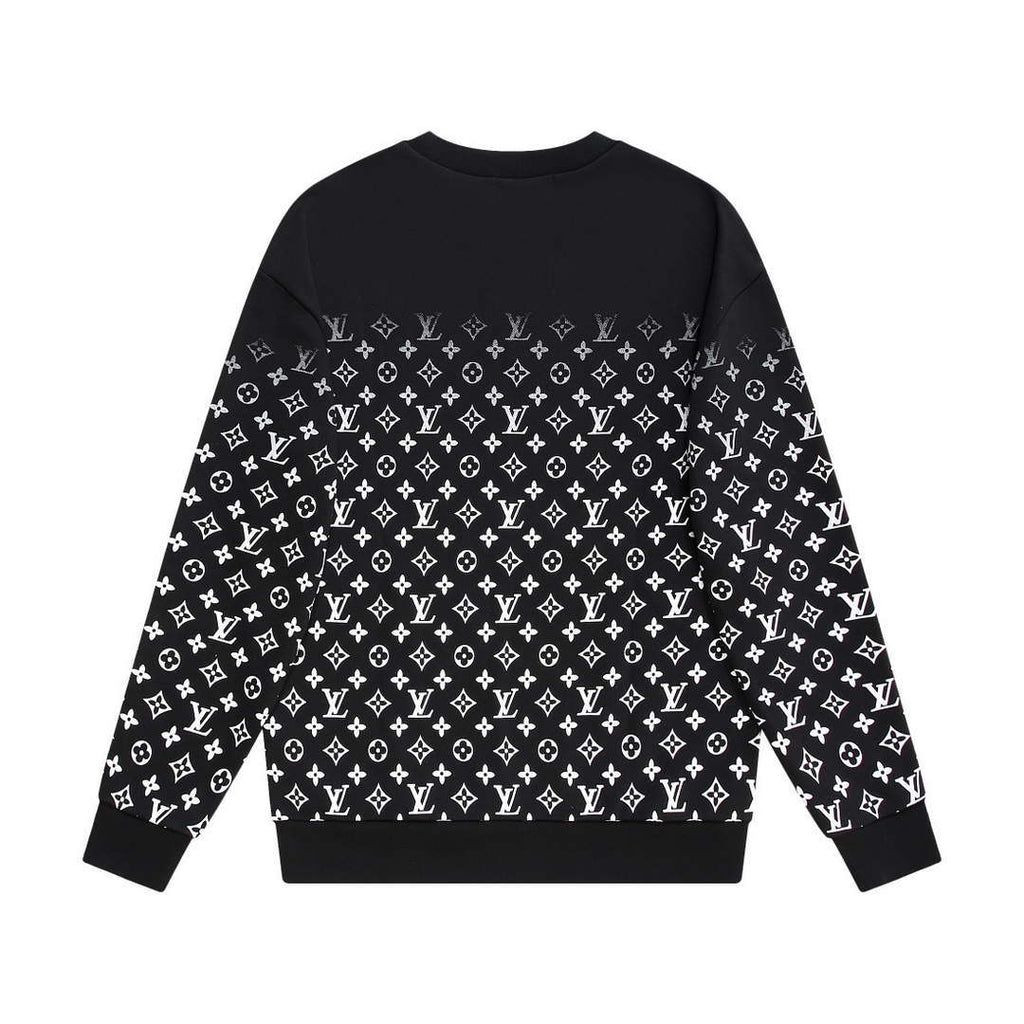 LV 1AA4TI Men's Hoodie Damier Spread Printed Sweatshirt L55737