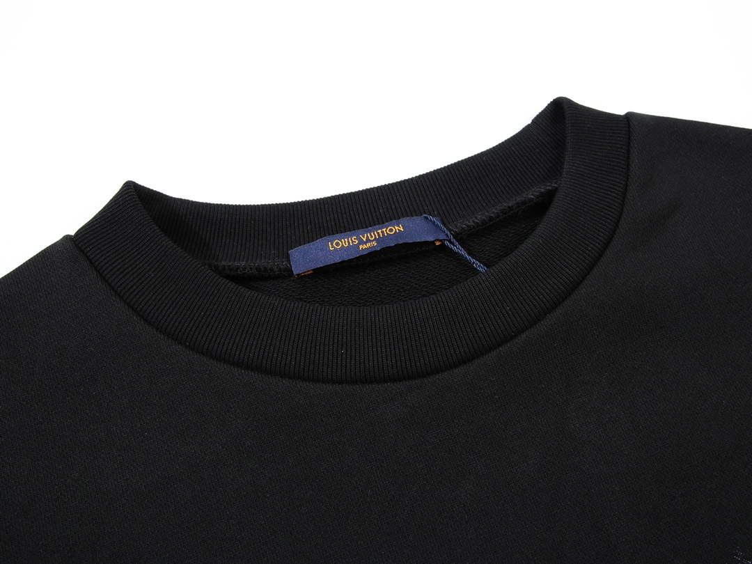 LV 1AA4TI Men's Hoodie Damier Spread Printed Sweatshirt L55737