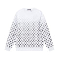 LV 1AA4TI Men's Hoodie Damier Spread Printed Sweatshirt L55738