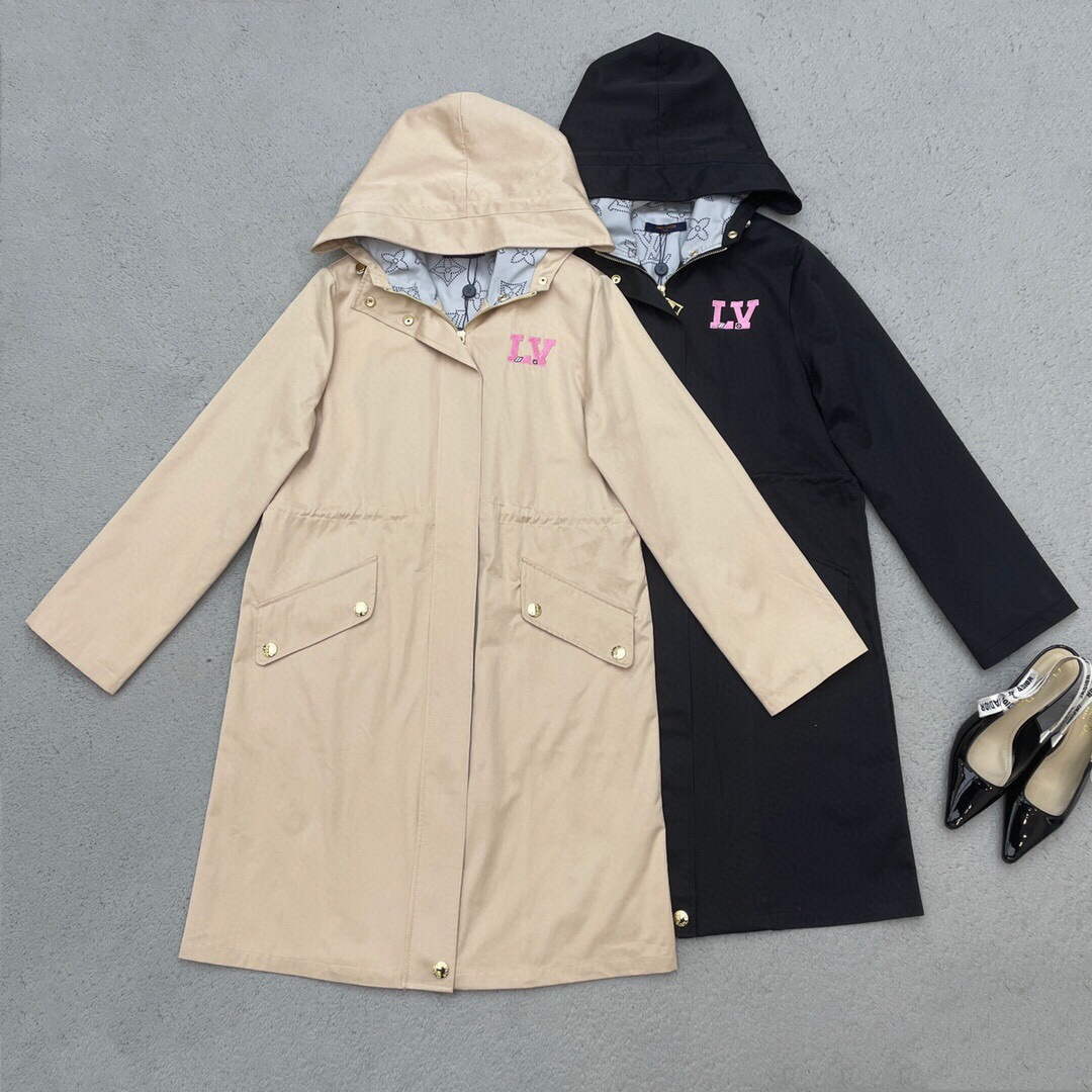 LV 1AAAWD Louis Vuitton Women's Fashion Clothing Coat L55725