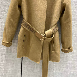LV 1AA8SY Louis Vuitton Women's Fashion Clothing Wrap Coat L55724 - S - View 4