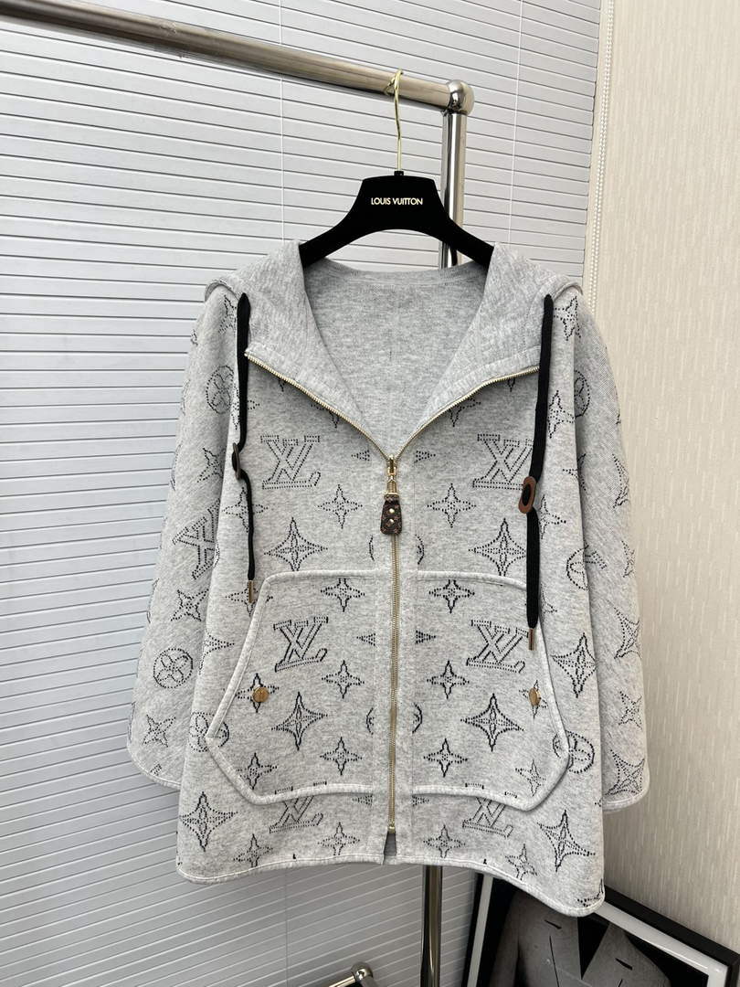 LV 1AAAWE Louis Vuitton Women's Fashion Clothing Coat L55733