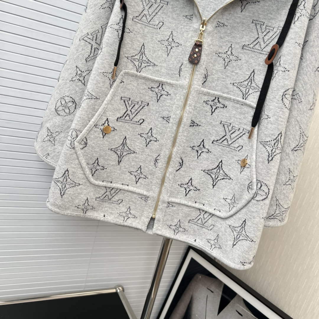 LV 1AAAWE Louis Vuitton Women's Fashion Clothing Coat L55733