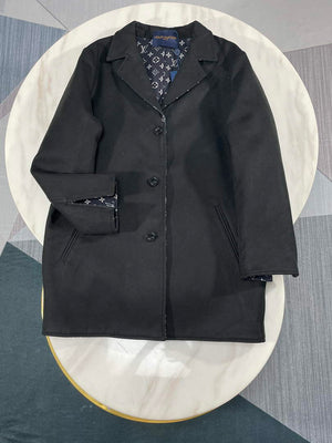 LV 1AAAWE Louis Vuitton Women's Fashion Clothing Coat L55734 - S - View 3