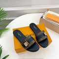LV 1AAC3Y Louis Vuitton Lock It Flat Mules L99032 - 35 - View 1
