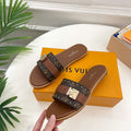 LV 1AAC3Y Louis Vuitton Lock It Flat Mules L99033 - 35 - View 1