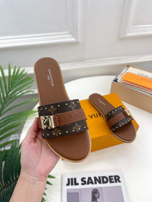 LV 1AAC3Y Louis Vuitton Lock It Flat Mules L99033 - 35 - View 3