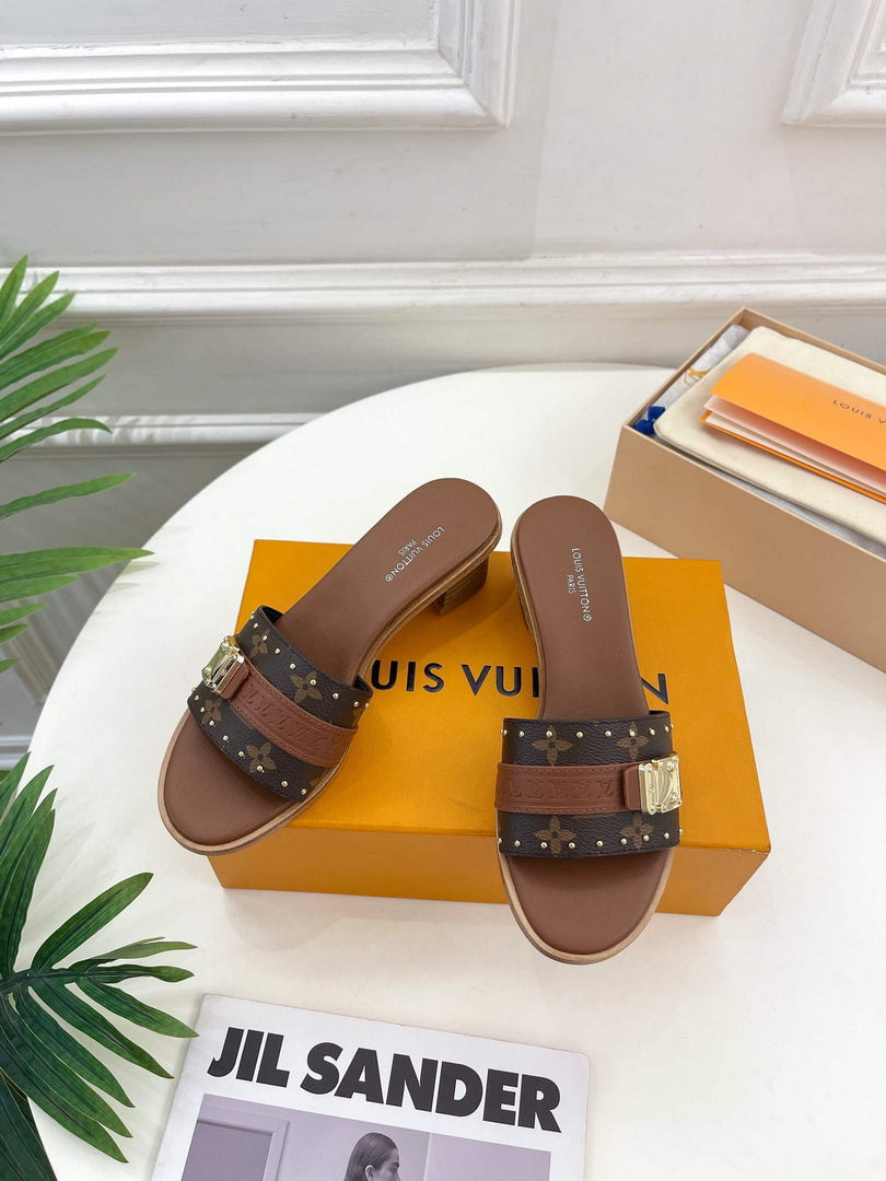 LV 1AADI2 Louis Vuitton Lock It Mules L99034