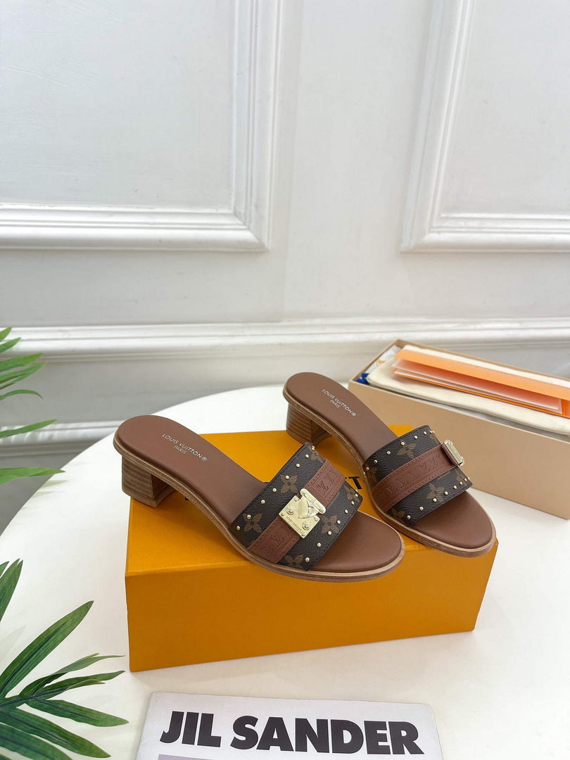 LV 1AADI2 Louis Vuitton Lock It Mules L99034