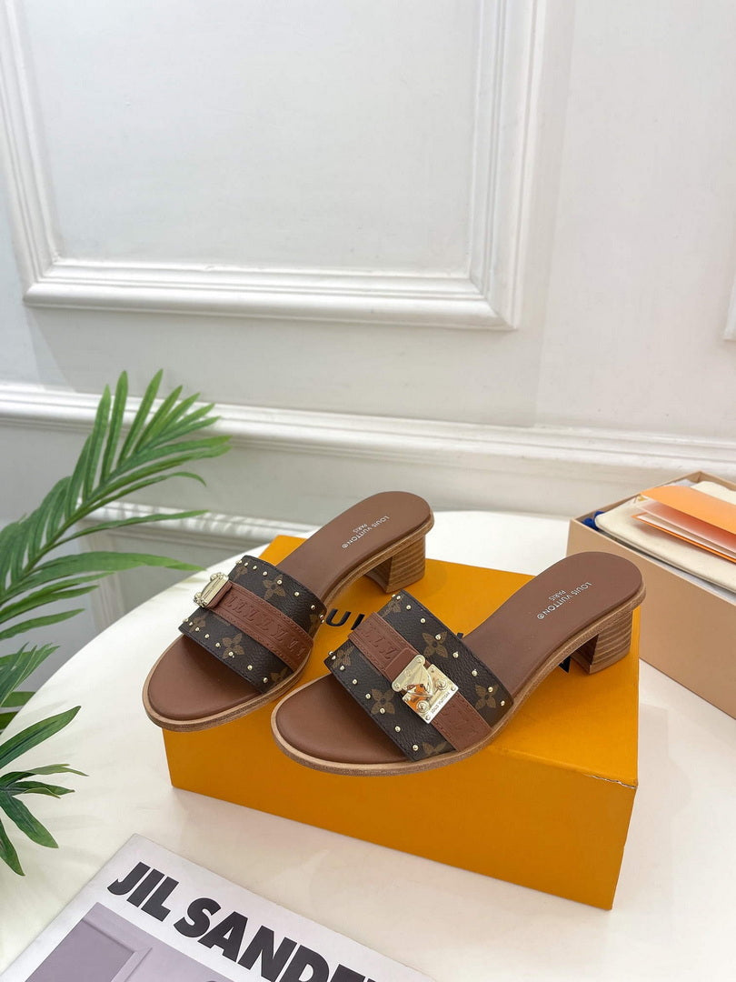 LV 1AADI2 Louis Vuitton Lock It Mules L99034