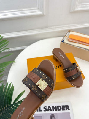 LV 1AADI2 Louis Vuitton Lock It Mules L99034 - 35 - View 6