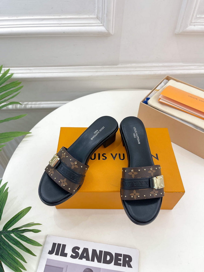 LV 1AADI2 Louis Vuitton Lock It Mules L99035