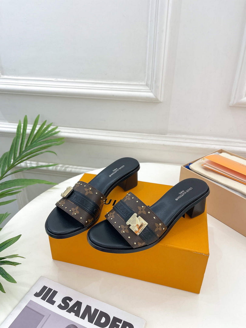 LV 1AADI2 Louis Vuitton Lock It Mules L99035