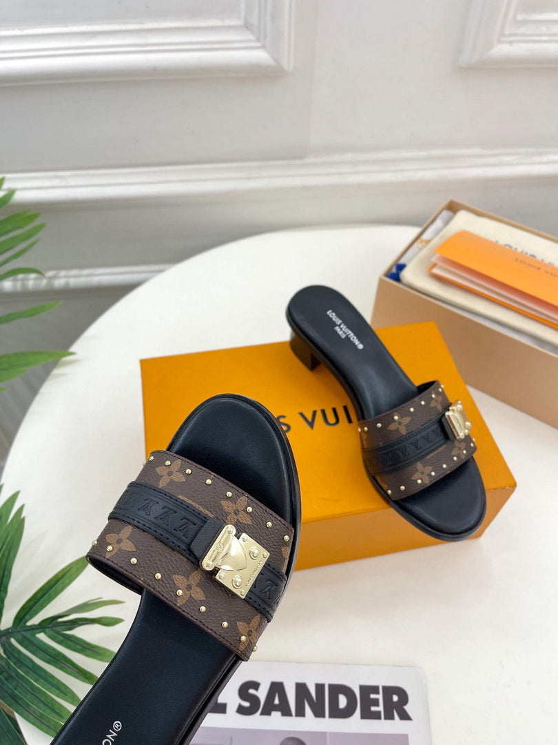 LV 1AADI2 Louis Vuitton Lock It Mules L99035