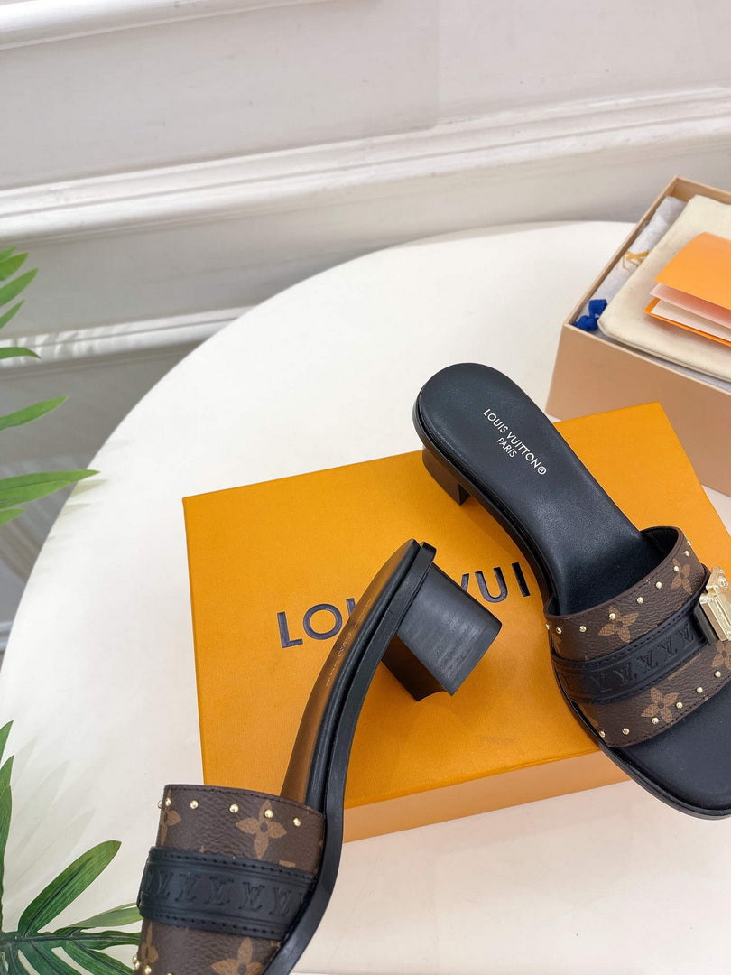 LV 1AADI2 Louis Vuitton Lock It Mules L99035