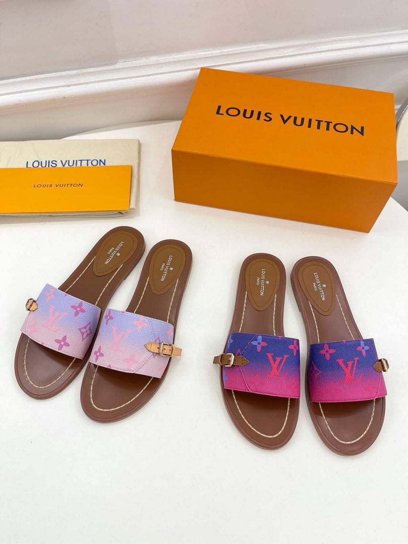 LV 1AAC3Y Louis Vuitton Lock It Flat Mules L99040