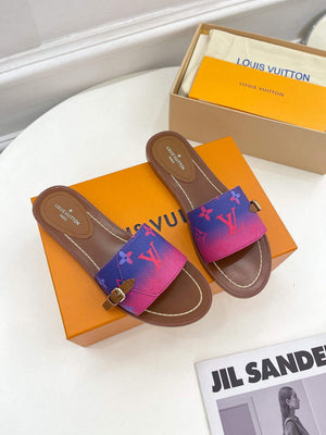 LV 1AAC3Y Louis Vuitton Lock It Flat Mules L99040 - 35 - View 3