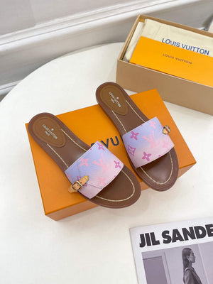 LV 1AAC3Y Louis Vuitton Lock It Flat Mules L99041 - 35 - View 3