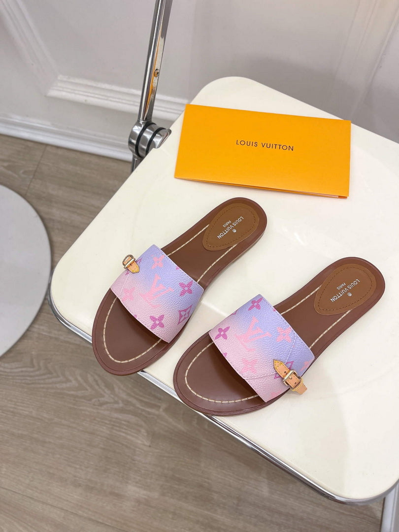 LV 1AAC3Y Louis Vuitton Lock It Flat Mules L99041 - 35 - View 5