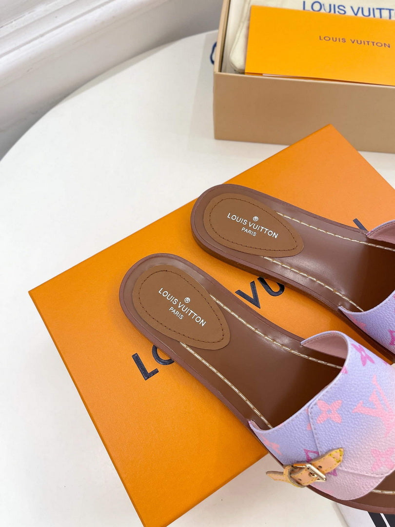 LV 1AAC3Y Louis Vuitton Lock It Flat Mules L99041 - 35 - View 8