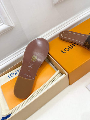 LV 1AAC3Y Louis Vuitton Lock It Flat Mules L99043 - 35 - View 9