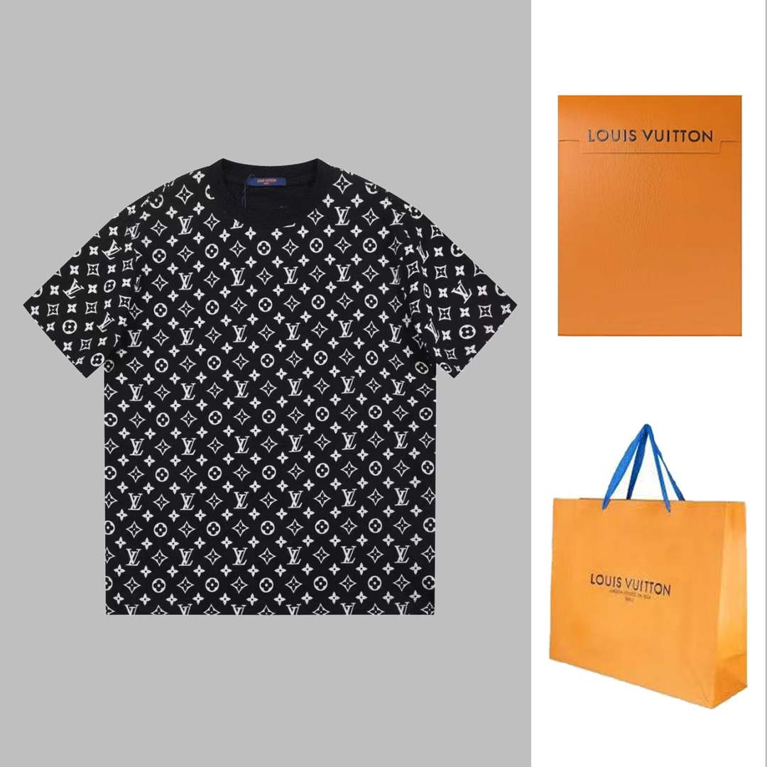 LV 1AAGM5 Men's Women's LV Monogram T-Shirt L66476 - S - View 1