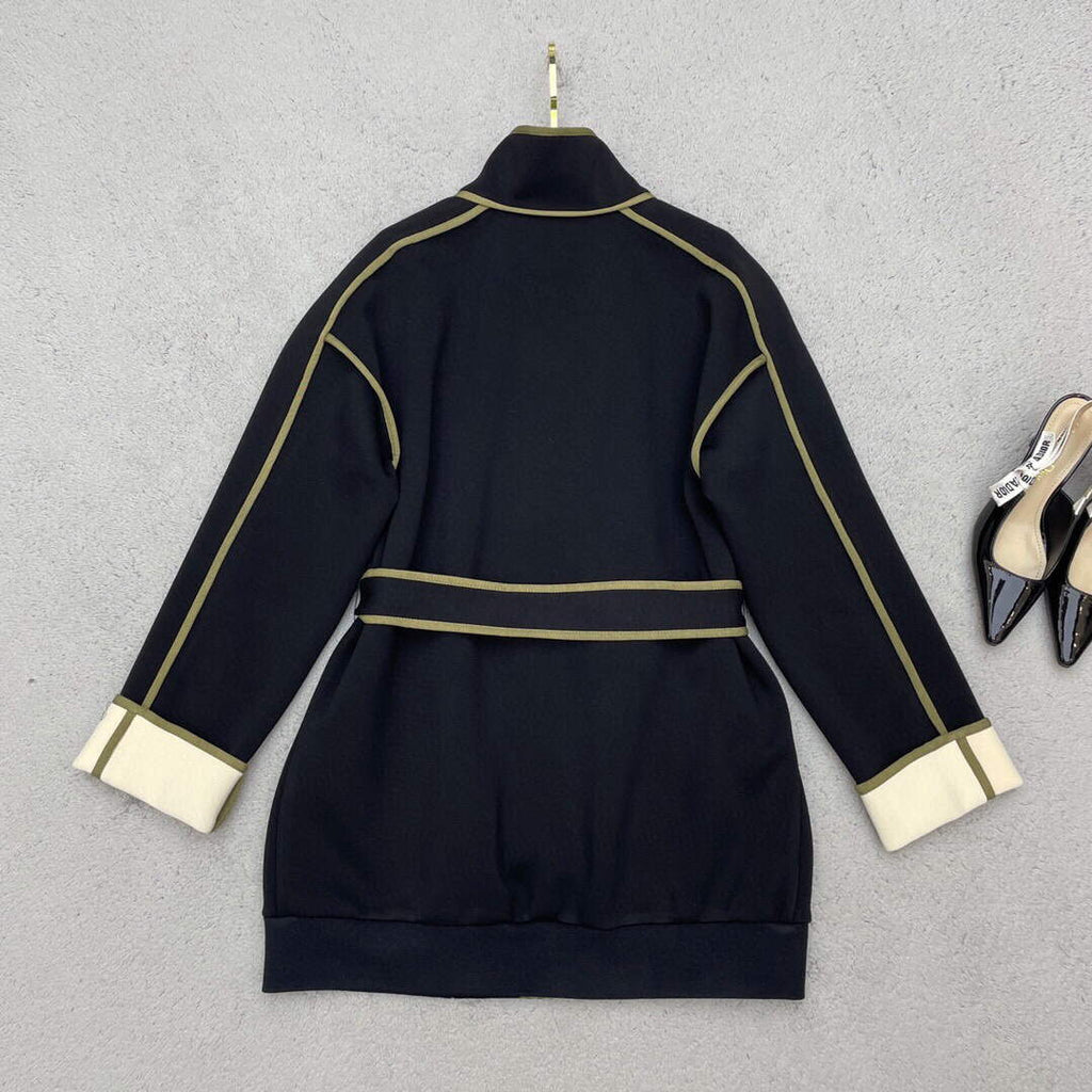 LV 1AAKKW Louis Vuitton Women's Fashion Clothing Graphic Trim Jacket L55721