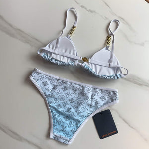 LV 1AALU4 Louis Vuitton Women's Fashion Swimsuit Bikini L65392 - S - View 2
