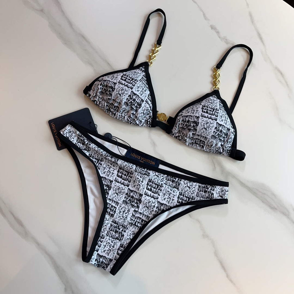 LV 1AALU4 Louis Vuitton Women's Fashion Swimsuit Bikini L65393