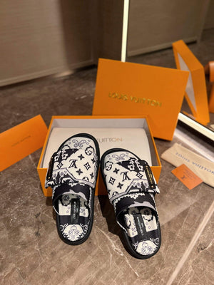 LV 1AAM50 Louis Vuitton Slipper Pillow Flat Comfort Mule L99030 - 35 - View 1