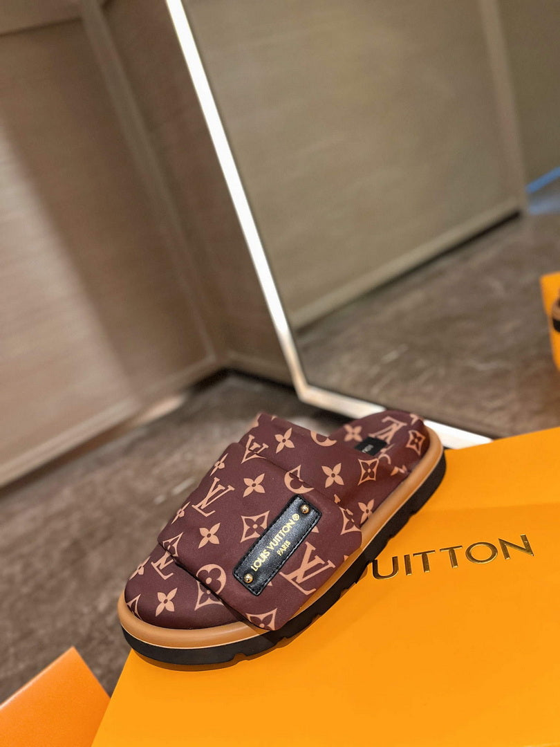 LV 1AAM50 Louis Vuitton Slipper Pillow Flat Comfort Mule L99031 - 35 - View 4
