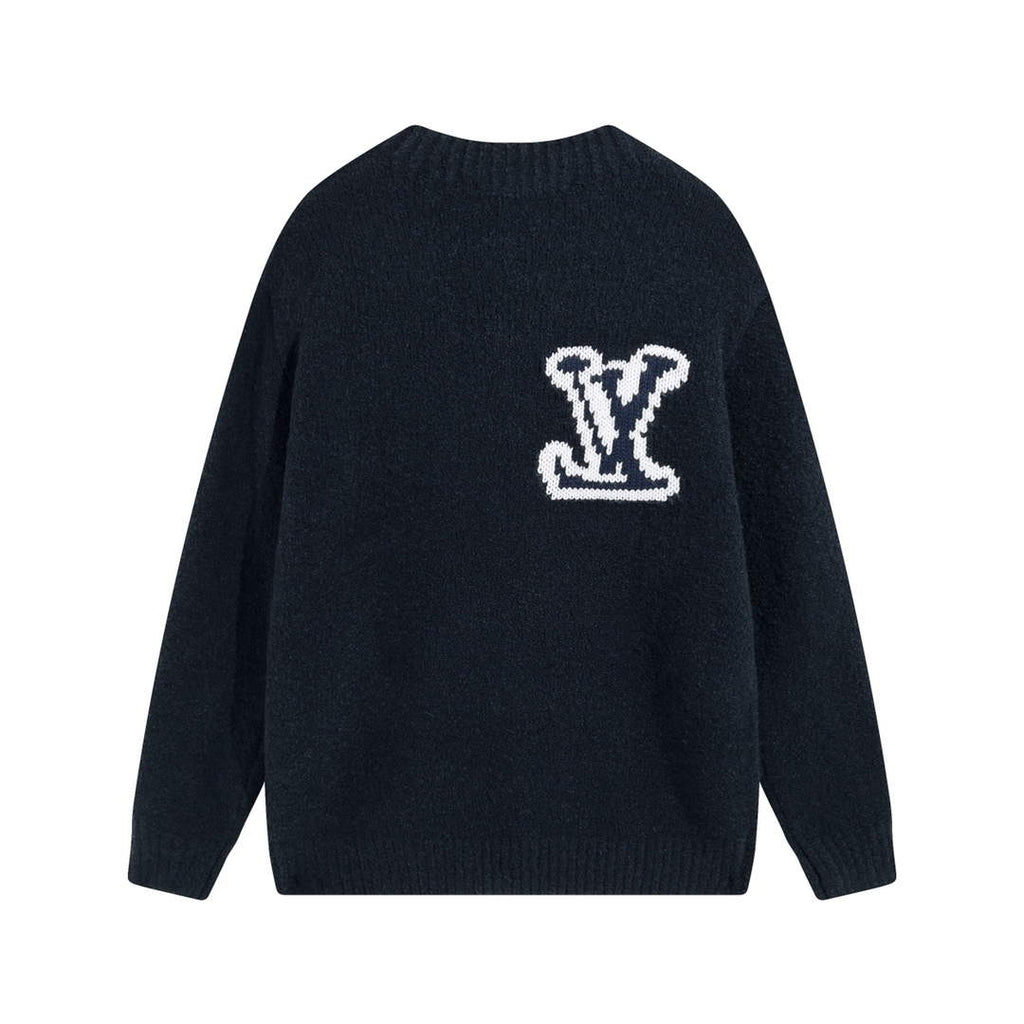 LV 1AATYF Men's Women's Lvse Embossed Crewneck Sweater L55739