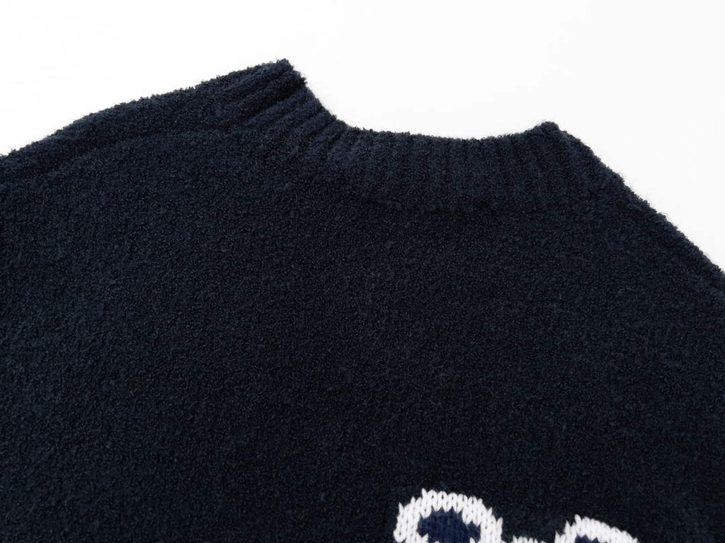 LV 1AATYF Men's Women's Lvse Embossed Crewneck Sweater L55739