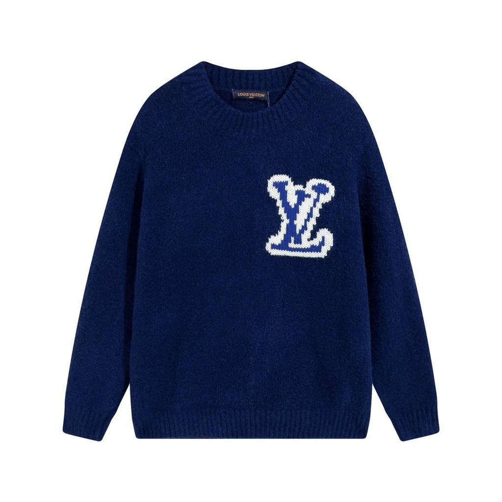 LV 1AATYF Men's Women's Lvse Embossed Crewneck Sweater L55740