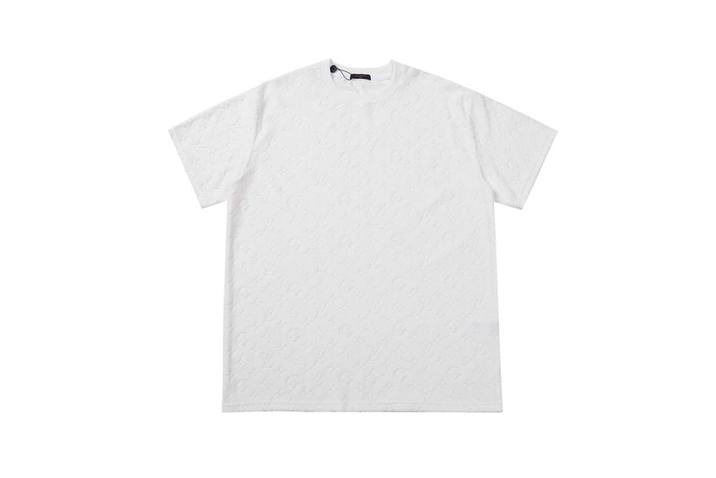 LV 1AAU5B Louis Vuitton Explosive style velvet Men Women's T-shirt L56222