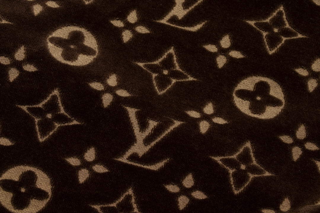 LV 1AAU5B Louis Vuitton Explosive style velvet Men Women's T-shirt L56224