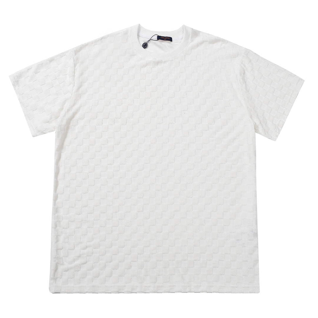 LV 1AAU5B Louis Vuitton New Towel Embroidery Men Women's T-shirt L56218
